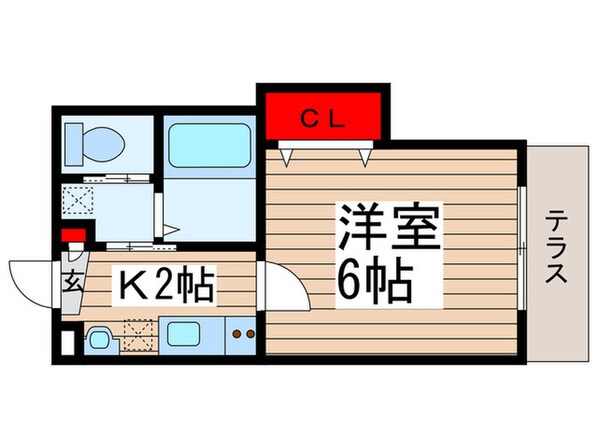 クローバーコート大久保の物件間取画像